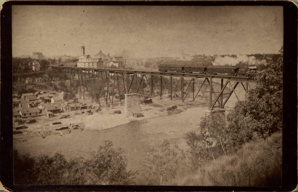 Northern Pacific Railroad Bridge above Bohemian Flats